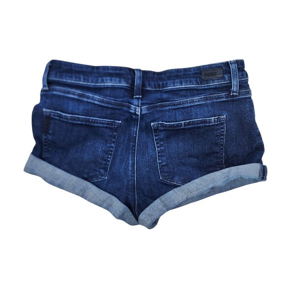 Paige Jimmy Jimmy Short Womens Denim Shorts Size 28 With Zipper & Button Closure - Picture 2 of 9
